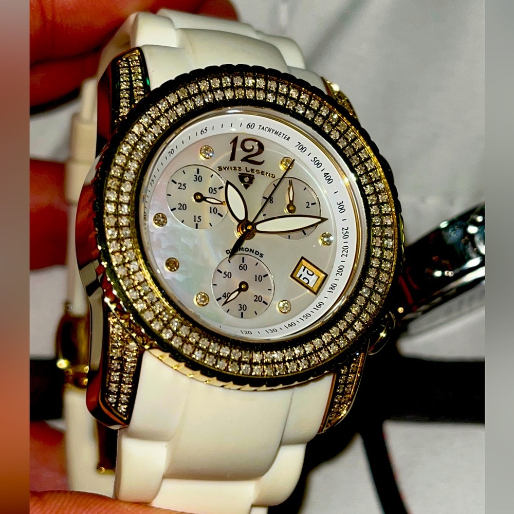 Womens Swiss Legend Diamond Watch